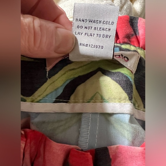 JEALOUS TOMATO Tropical  print wide‎ leg Capri pants size M. - Picture 8 of 11